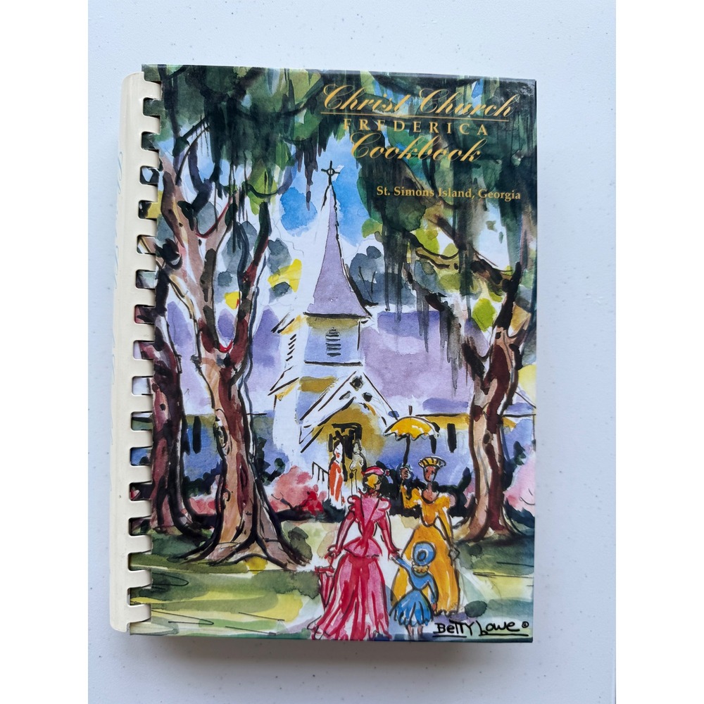 Christ Church Frederica Spiral Bound Cookbook St. Simons Island, Georgia 1994